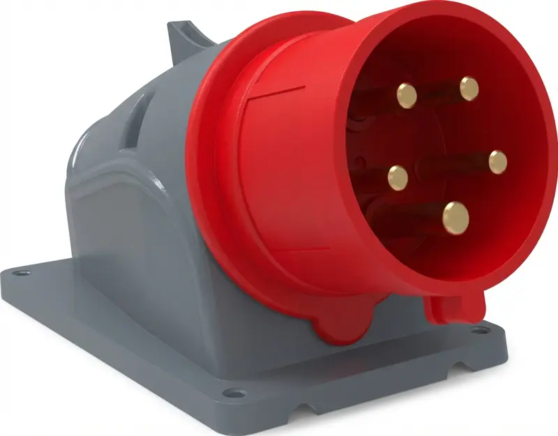 Вилка электрическая наружн. уст. 32А 3P+PE+N 6ч/200/346-240/415В IP44